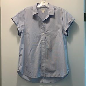 J Crew popover blouse